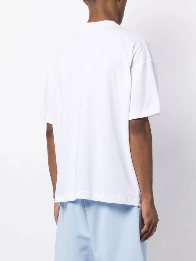 BLUE SKY INN T-shirt met geborduurd logo Wit