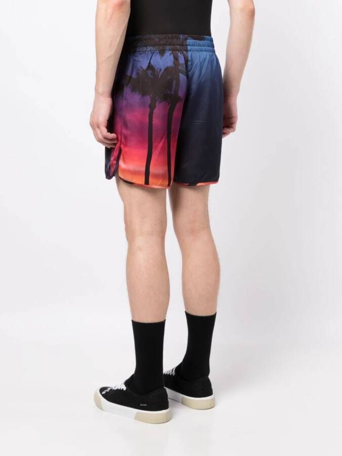BLUE SKY INN Bermuda shorts met elastische taille Blauw