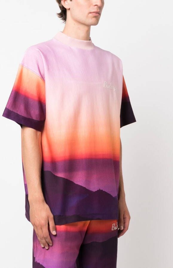 BLUE SKY INN T-shirt met print Roze