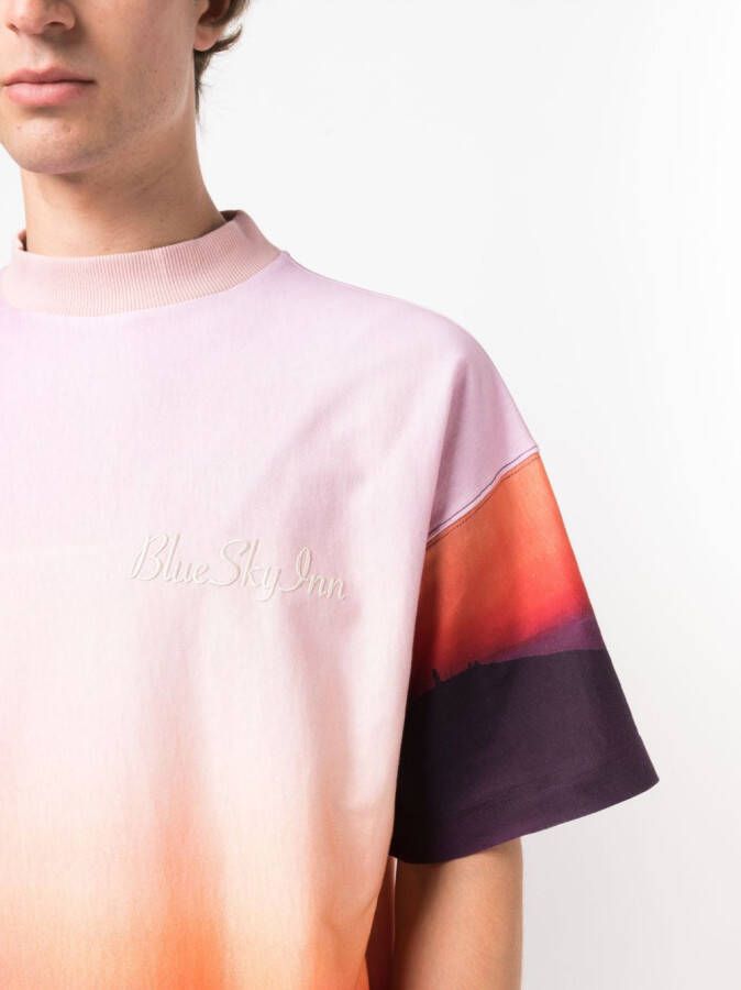 BLUE SKY INN T-shirt met print Roze