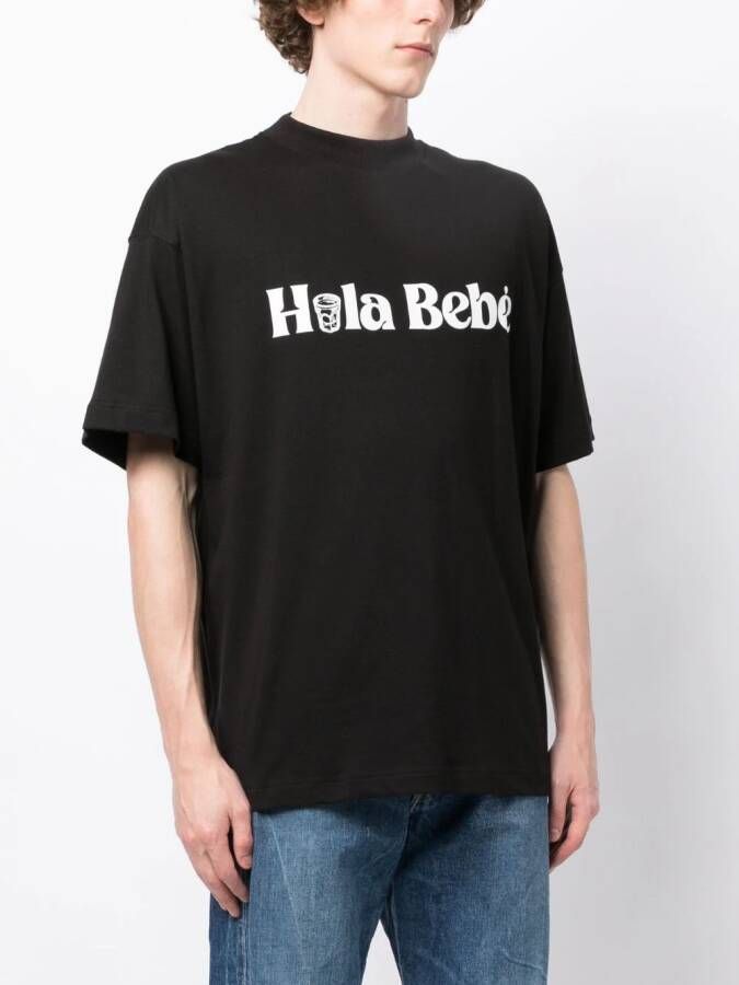 BLUE SKY INN T-shirt van biologisch katoen Zwart