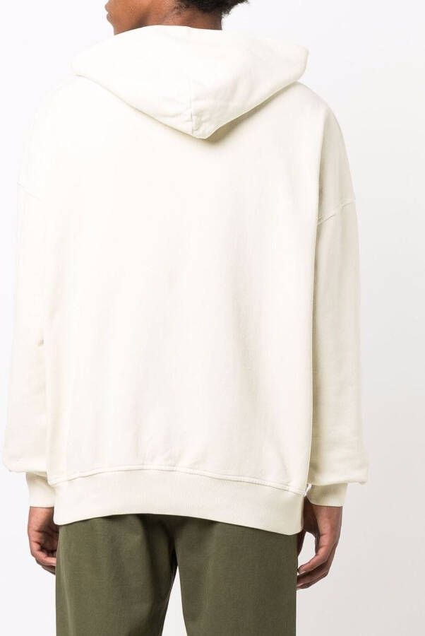 BLUE SKY INN Hoodie met geborduurd logo Beige
