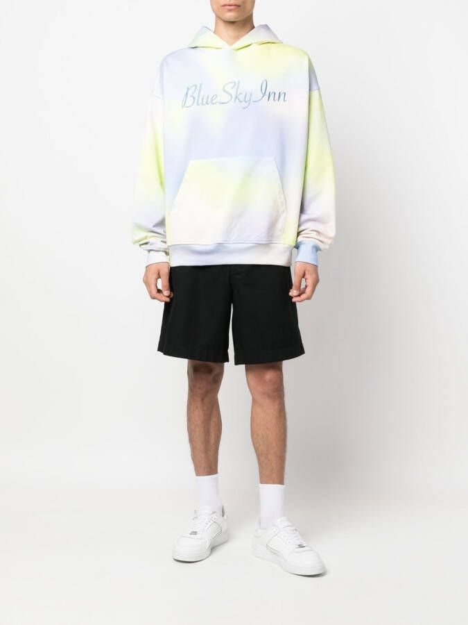 BLUE SKY INN Hoodie met geborduurd logo Blauw