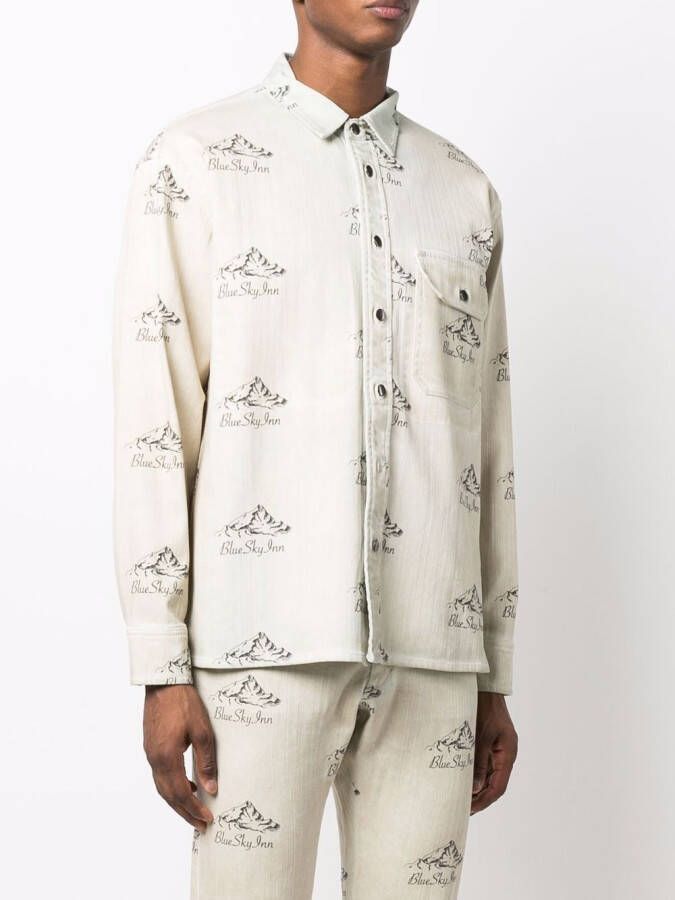 BLUE SKY INN Jack met logoprint Beige