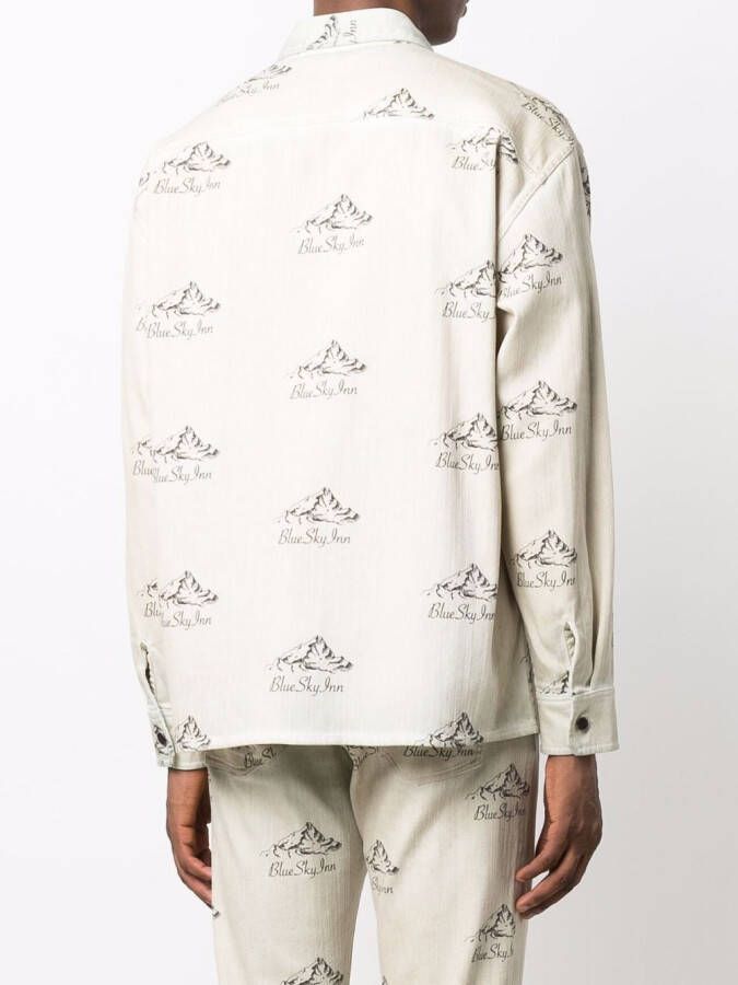 BLUE SKY INN Jack met logoprint Beige