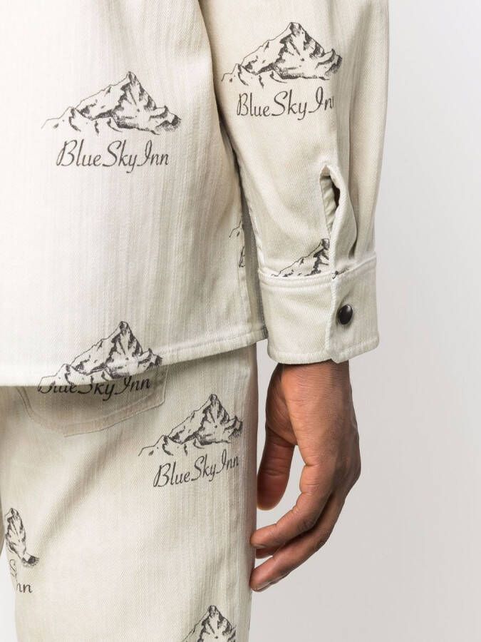 BLUE SKY INN Jack met logoprint Beige