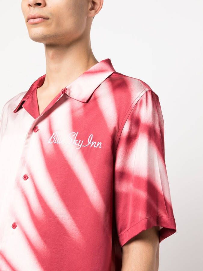 BLUE SKY INN Blouse met geborduurd logo Wit