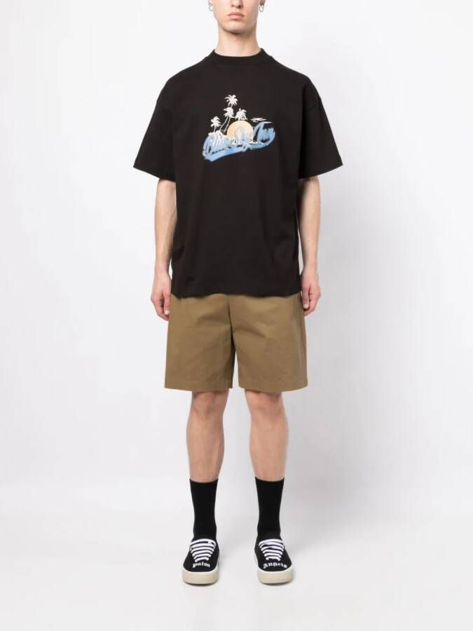 BLUE SKY INN T-shirt met logoprint Zwart