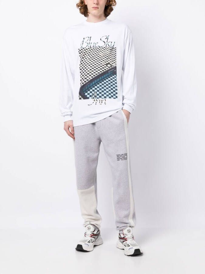 BLUE SKY INN T-shirt met logoprint Wit