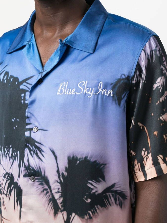 BLUE SKY INN Overhemd met grafische print Blauw