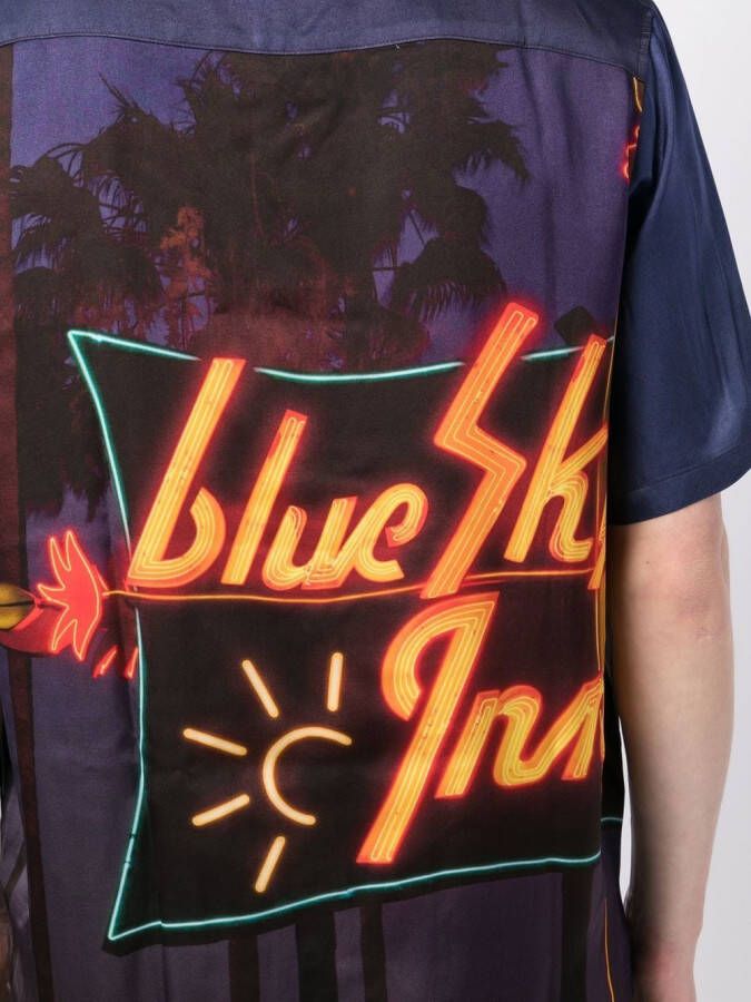 BLUE SKY INN Overhemd met print Blauw