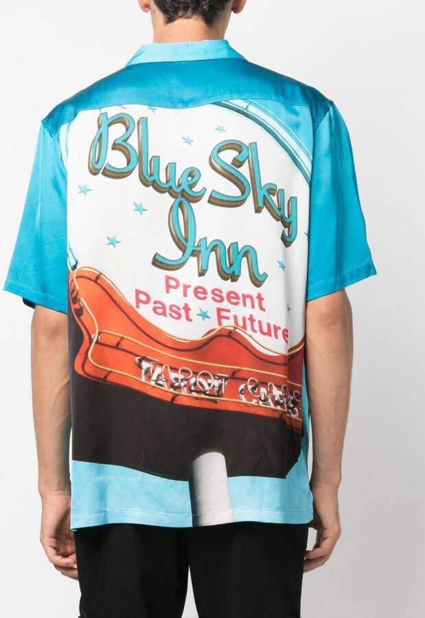 BLUE SKY INN Overhemd met print Blauw
