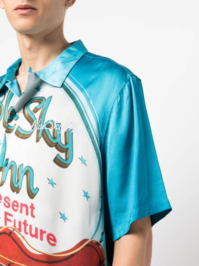 BLUE SKY INN Overhemd met print Blauw
