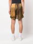 BLUE SKY INN Shorts met palmboomprint Bruin - Thumbnail 4