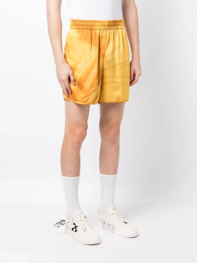 BLUE SKY INN Shorts met elastische tailleband Geel