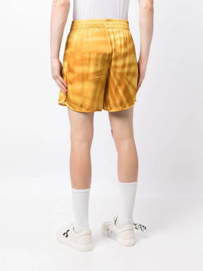 BLUE SKY INN Shorts met elastische tailleband Geel