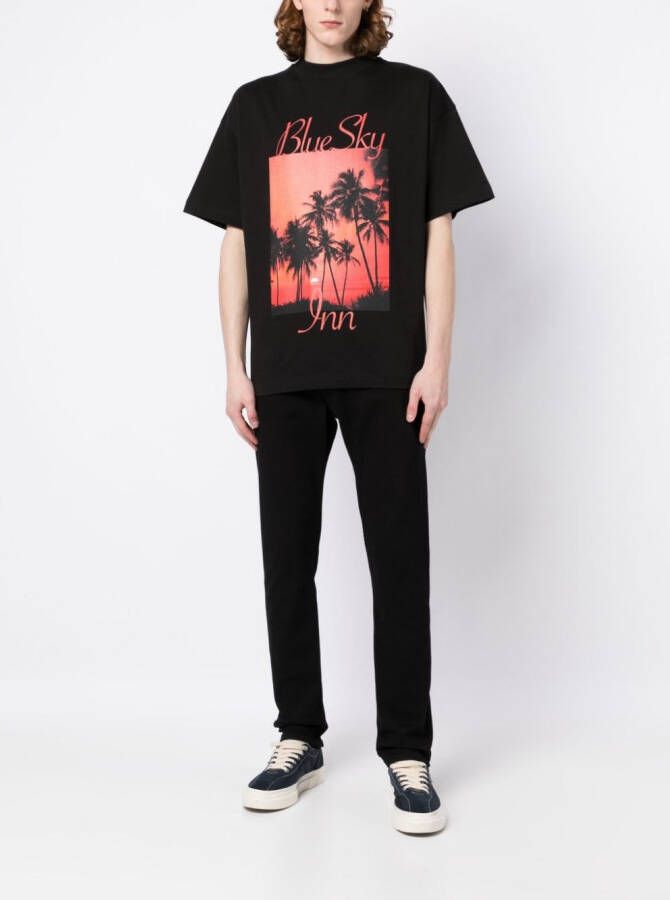 BLUE SKY INN T-shirt met print Zwart