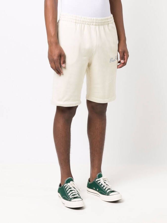 BLUE SKY INN Shorts met geborduurd logo Beige