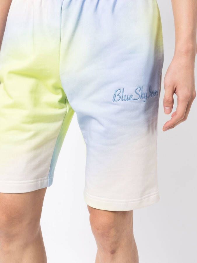 BLUE SKY INN Shorts met geborduurd logo Blauw