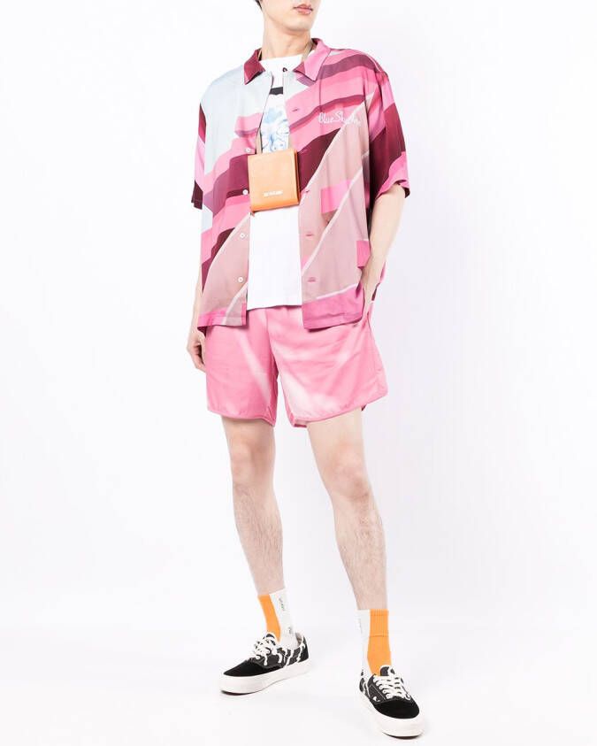 BLUE SKY INN Shorts met print Roze