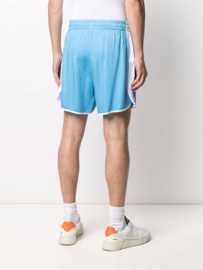 BLUE SKY INN Shorts met zijstreep Blauw