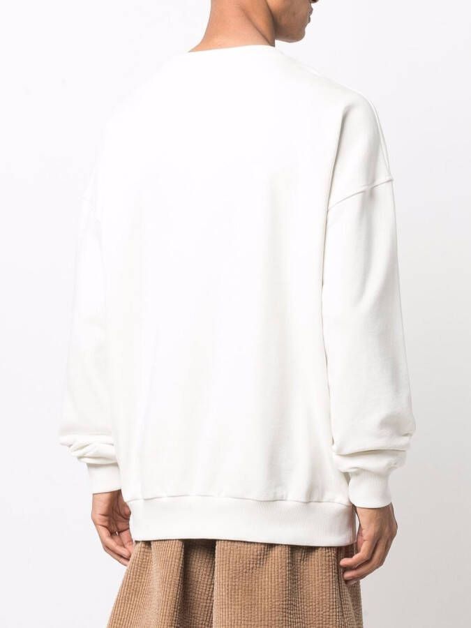 BLUE SKY INN Sweater met print Wit