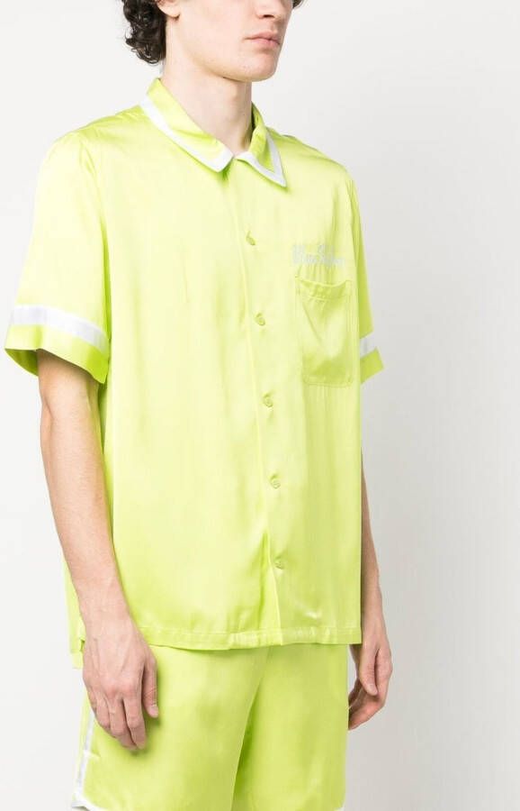 BLUE SKY INN T-shirt met contrasterende afwerking Groen
