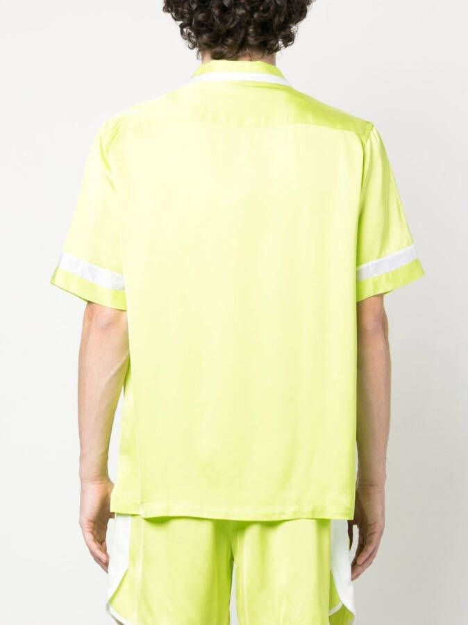 BLUE SKY INN T-shirt met contrasterende afwerking Groen