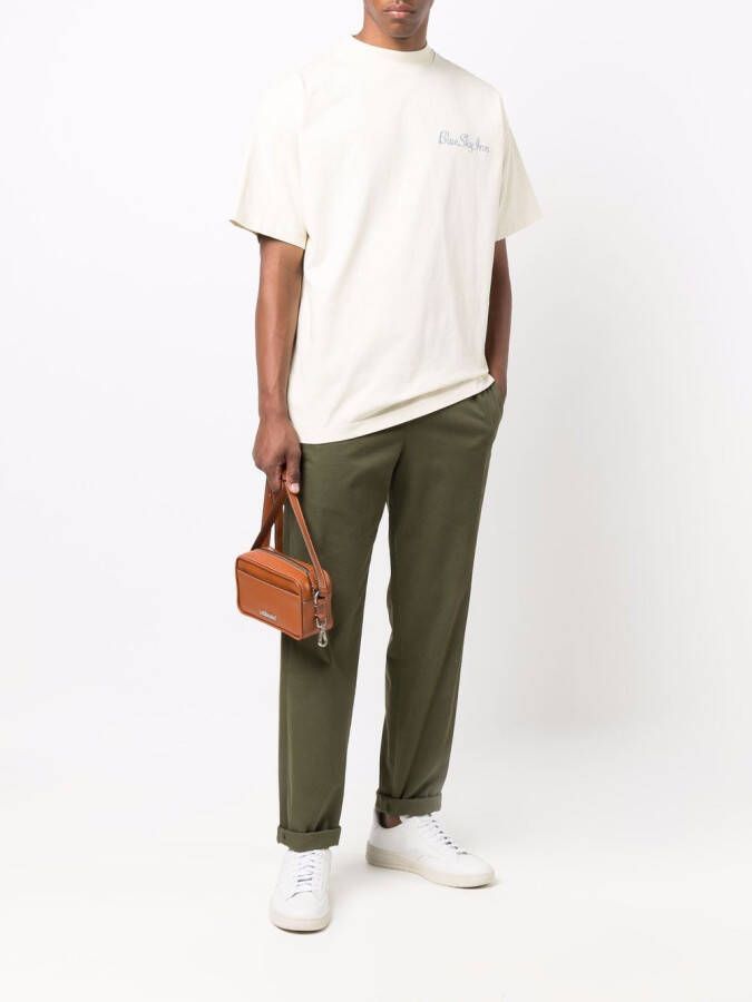 BLUE SKY INN T-shirt met logoprint Beige