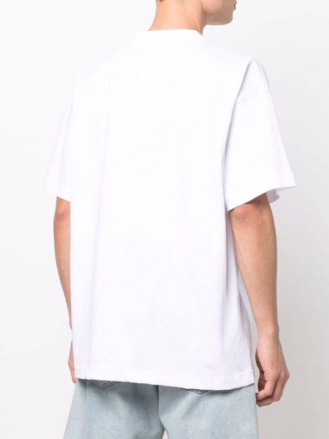 BLUE SKY INN T-shirt met logoprint Wit
