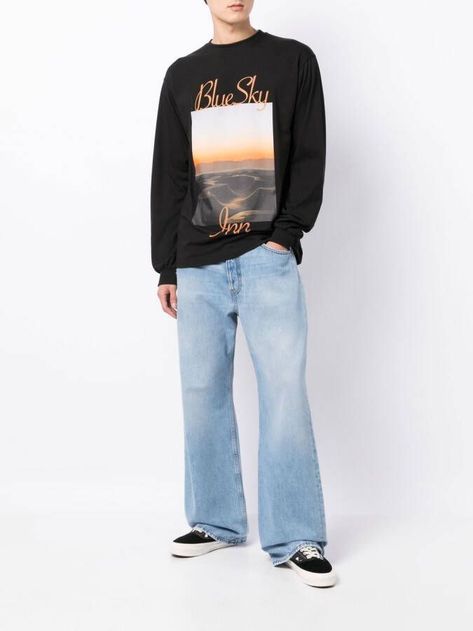 BLUE SKY INN T-shirt met print Zwart
