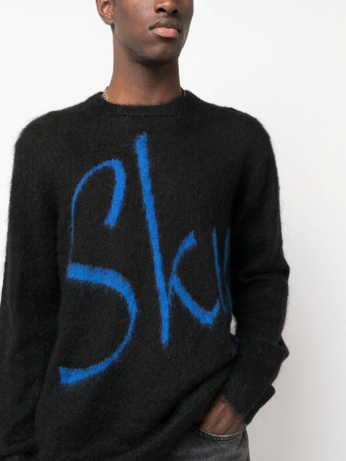 BLUE SKY INN Trui met logoprint Zwart
