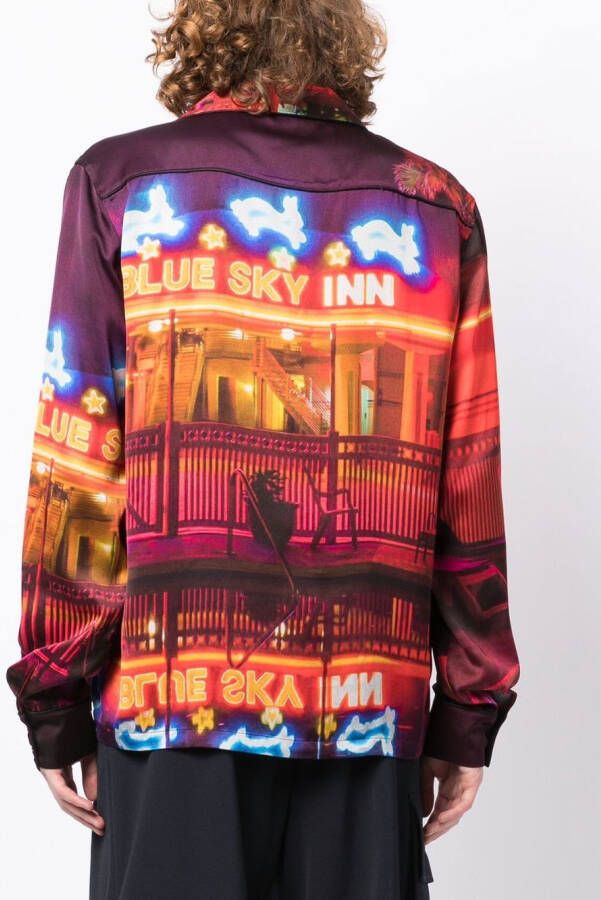 BLUE SKY INN Overhemd met print Rood