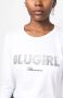Blugirl T-shirt met logoprint Wit - Thumbnail 5
