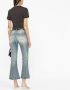 Blumarine Cropped jeans Blauw - Thumbnail 4