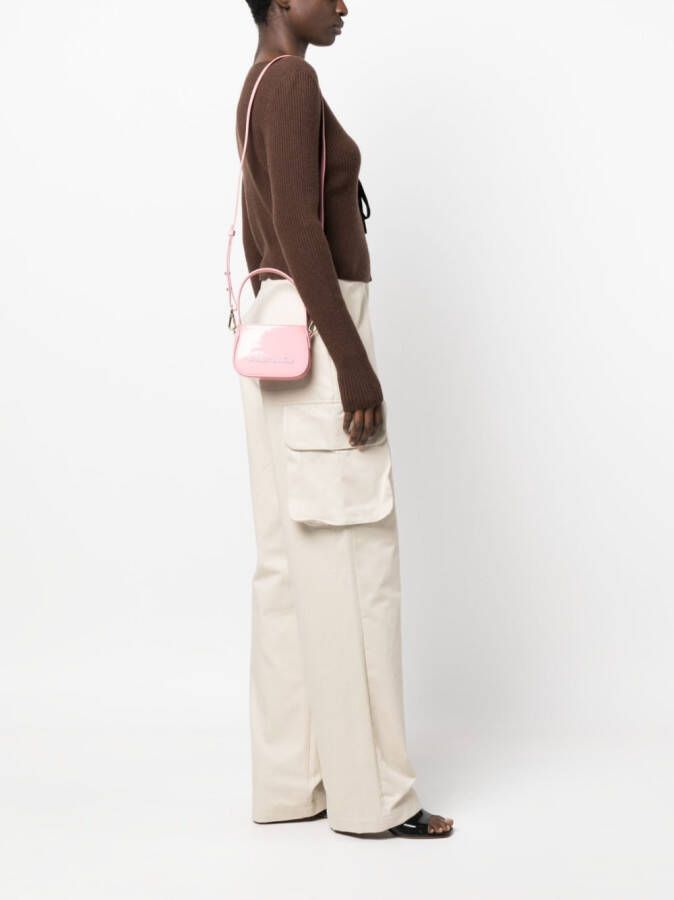 Blumarine Shopper verfraaid met kristallen Roze