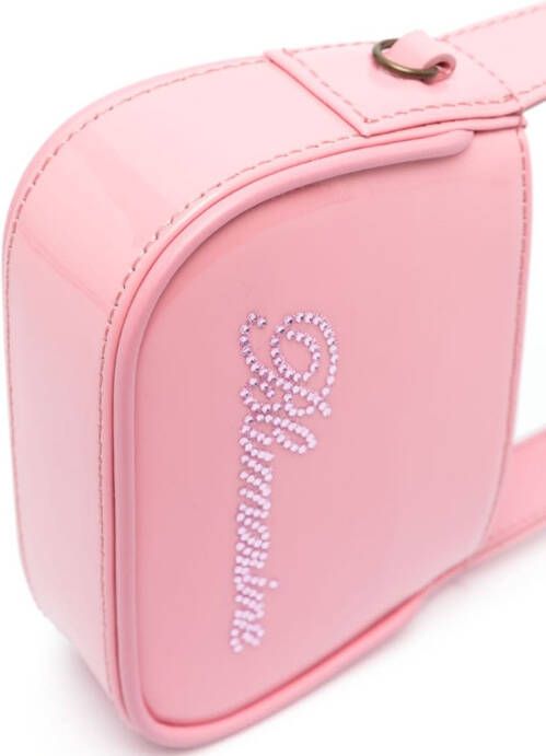 Blumarine Shopper verfraaid met kristallen Roze