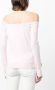 Blumarine Top met bloemenpatch Roze - Thumbnail 4