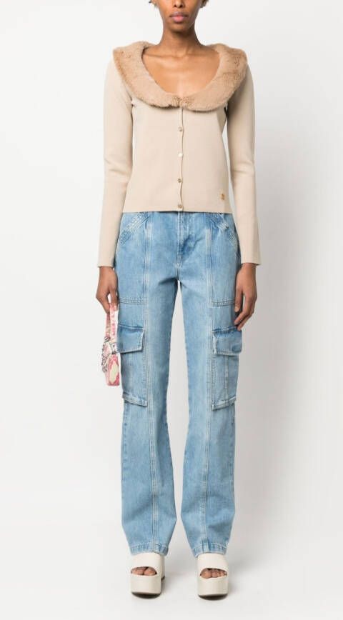 Blumarine Gebreid vest Bruin