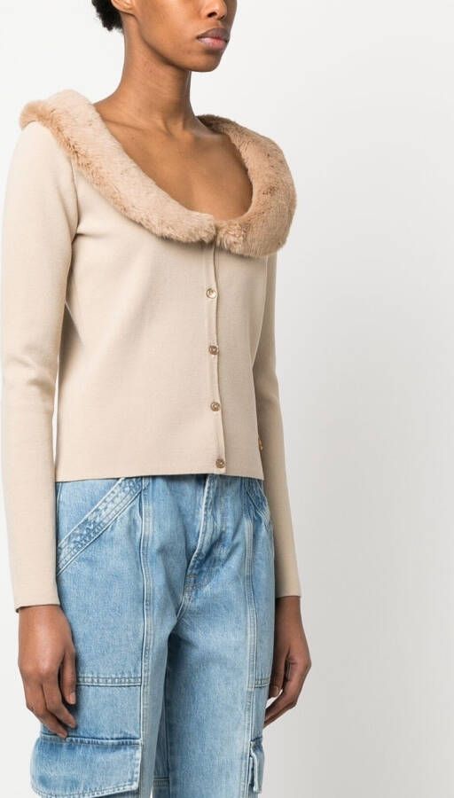 Blumarine Gebreid vest Bruin