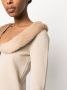 Blumarine Gebreid vest Bruin - Thumbnail 5