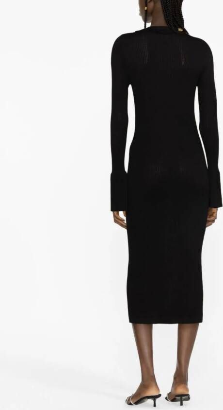 Blumarine Gebreide jurk Zwart