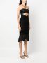 Blumarine Geplooide jurk Zwart - Thumbnail 3