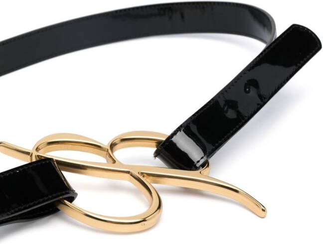 Blumarine Riem met logo Zwart