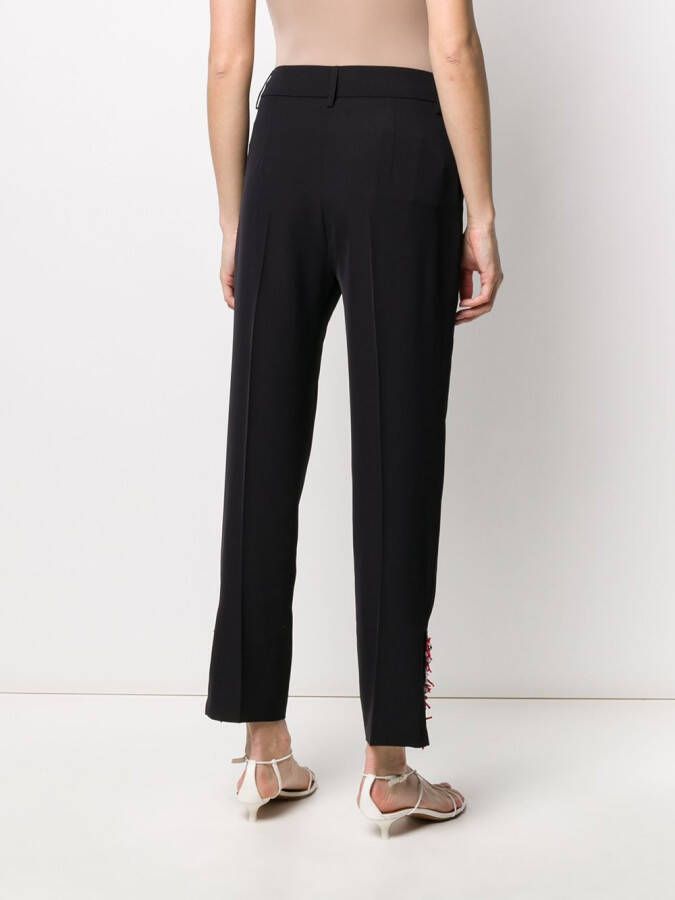 Blumarine High waist broek Zwart