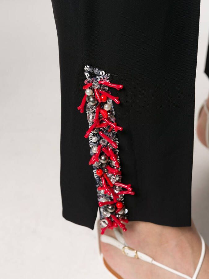 Blumarine High waist broek Zwart