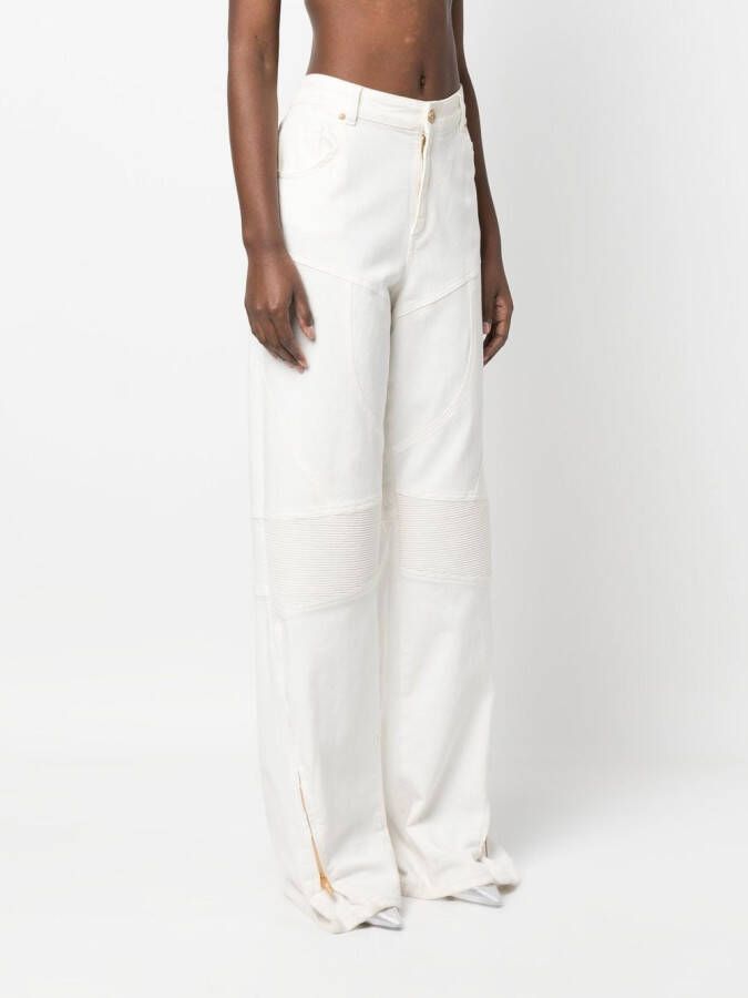 Blumarine High waist jeans Wit