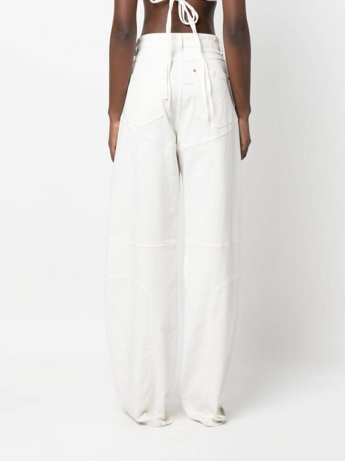 Blumarine High waist jeans Wit