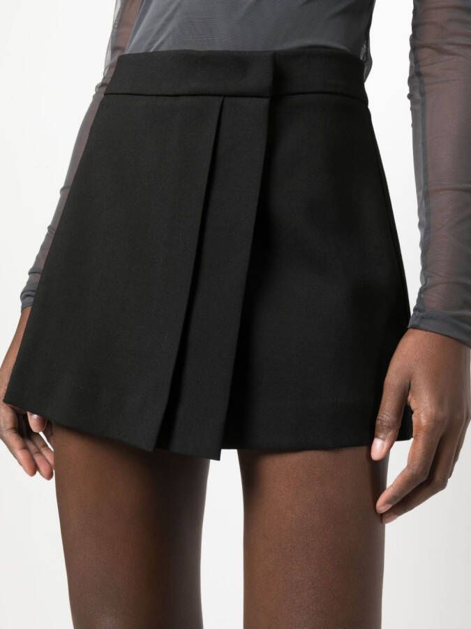 Blumarine High waist plooirok Zwart