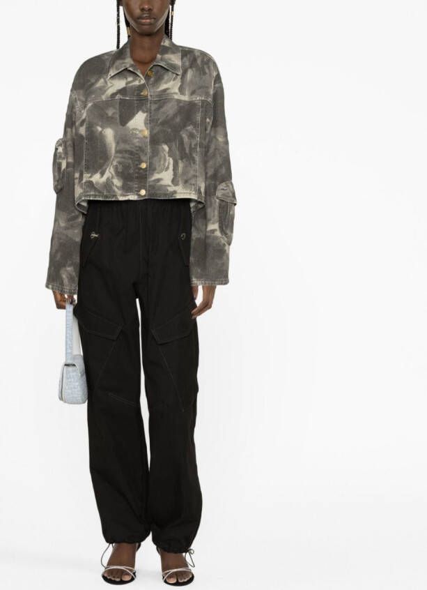 Blumarine Jack met abstracte print Grijs